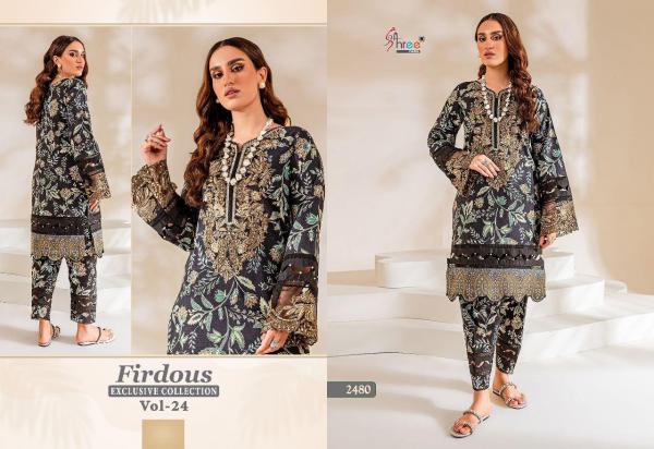 Shree Firdous Exclusive Collection Vol 24  Cotton Pakistani Suits Collection